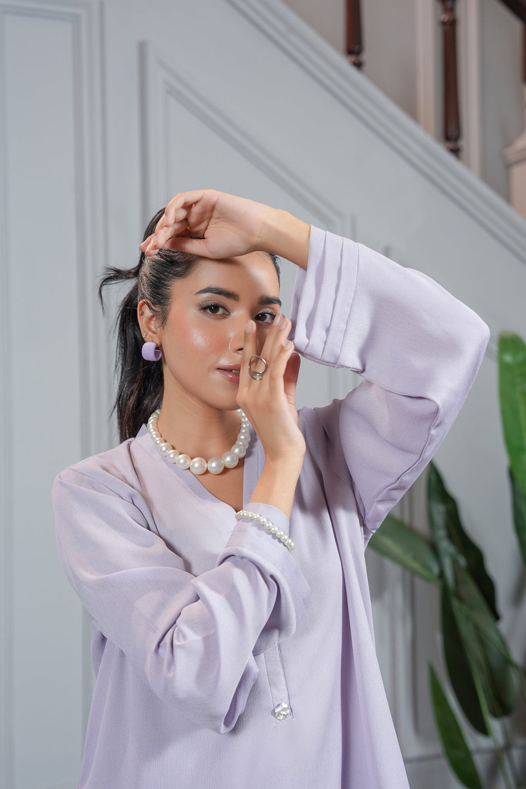 Lilac Mist Elegance Co-ord Set