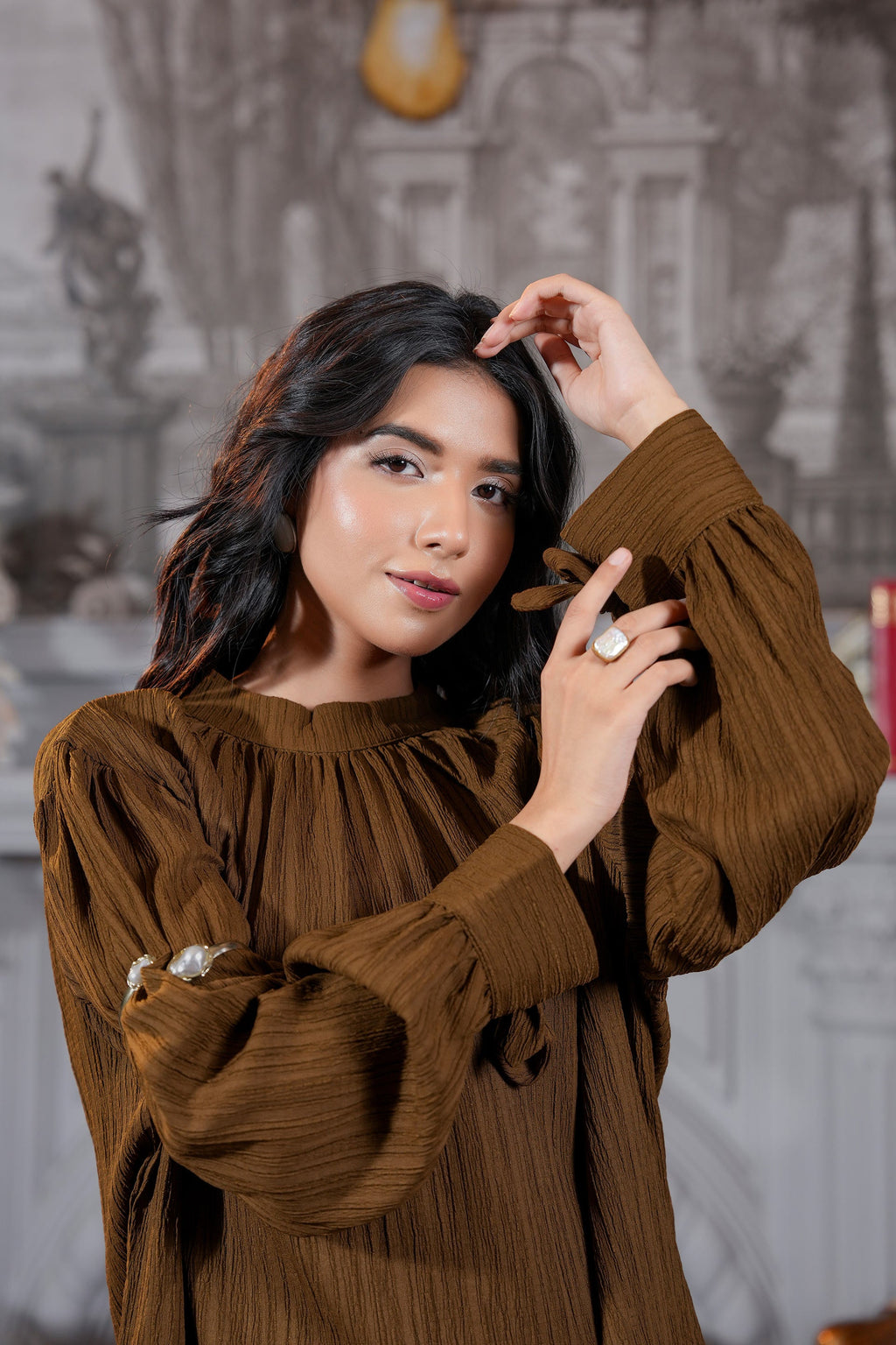 Mocha Elegance Co-ord Set