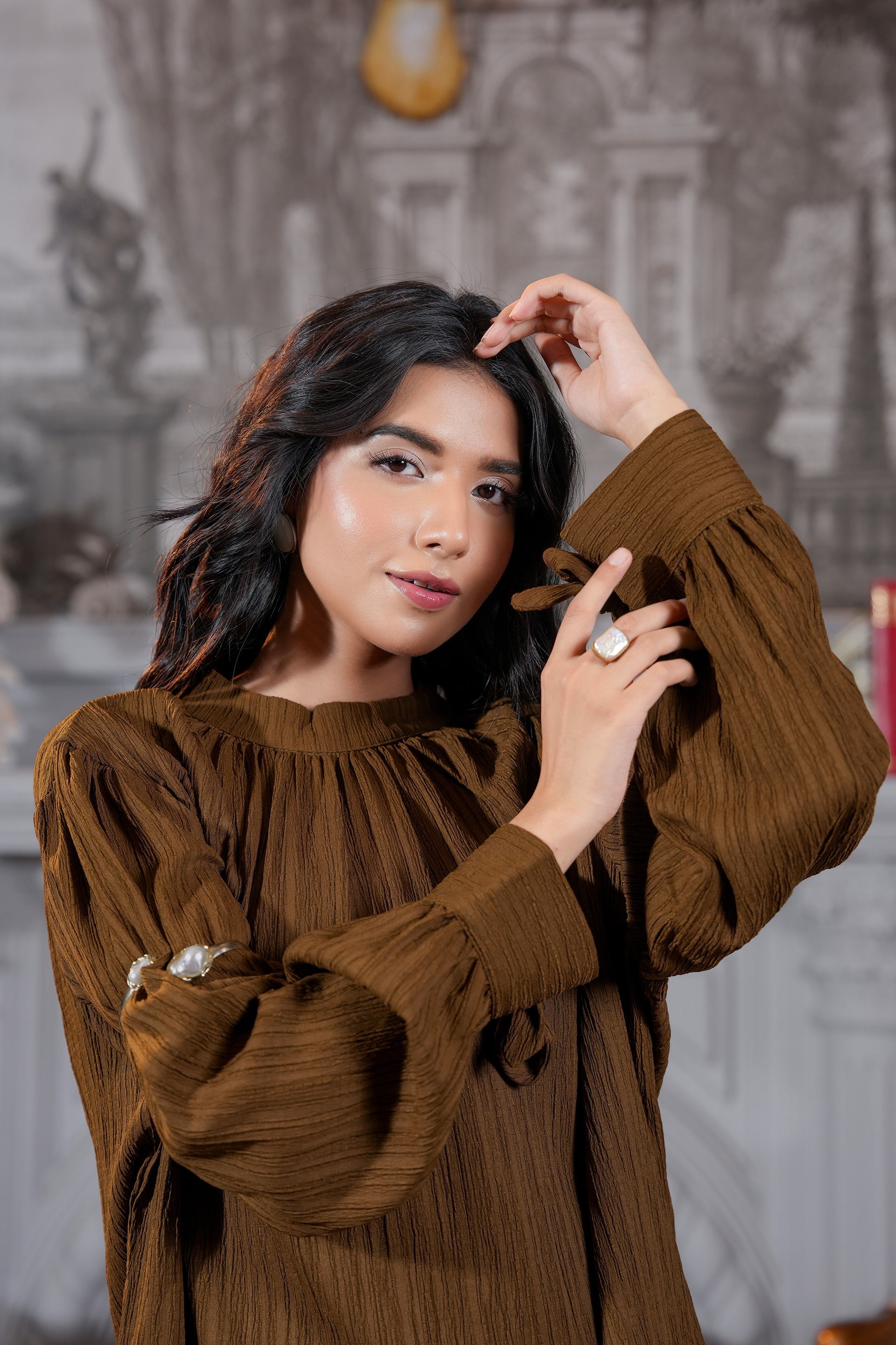 Mocha Elegance Co-ord Set