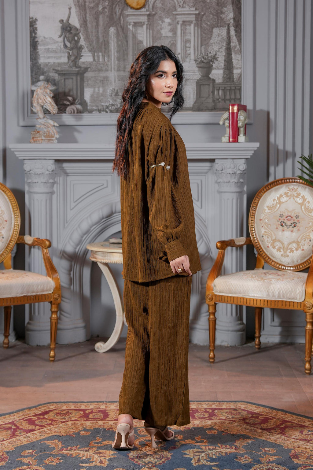 Mocha Elegance Co-ord Set