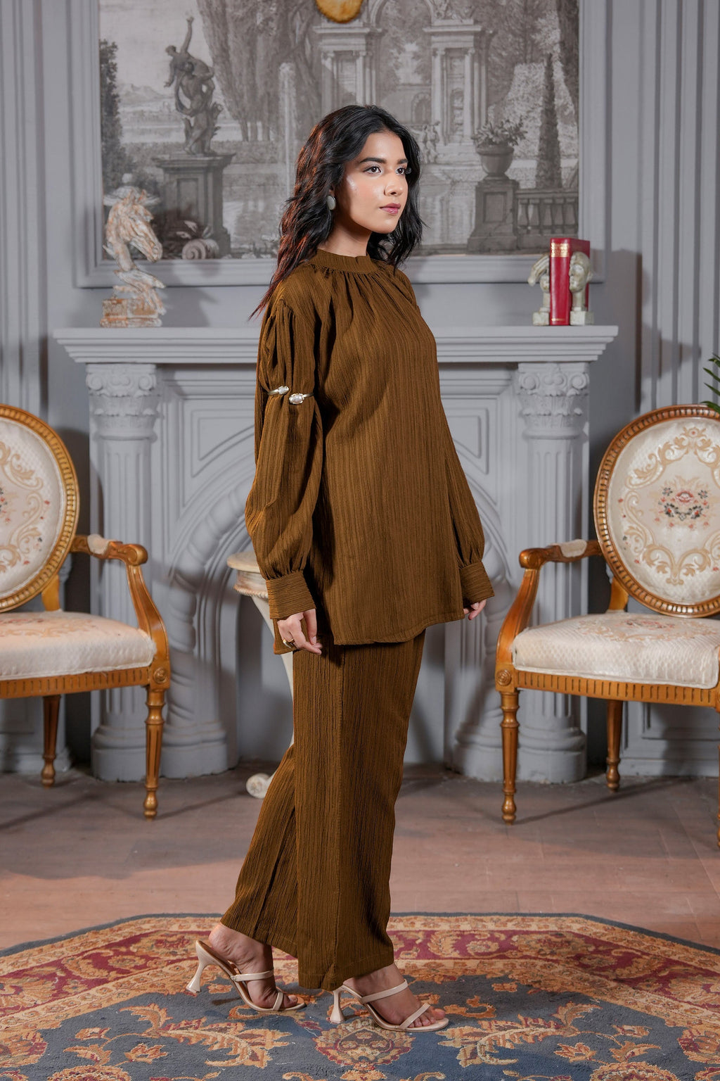 Mocha Elegance Co-ord Set