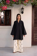Noor Black 2PC Embroidered Suit